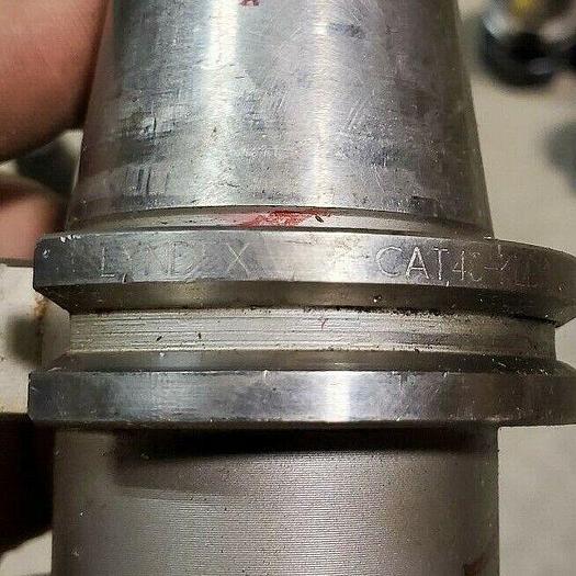 Used Lyndex 1/2'' CAT 40 Keyless Drill Chuck Holder Part #CAT40-KLD1/2-105