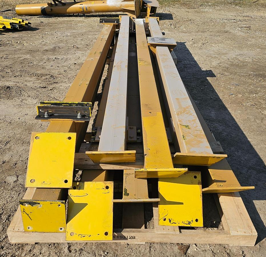 Used 15' Span x 30' Runway CM Lode Rail Modular 1 Ton Freestanding Workstation Crane & Hoist