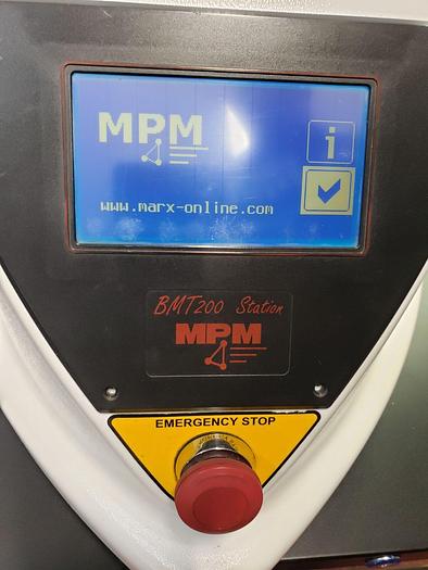 Used MPM Micro Prazision Marx GmbH Balancer Model #: 3.BMT200-1-S50