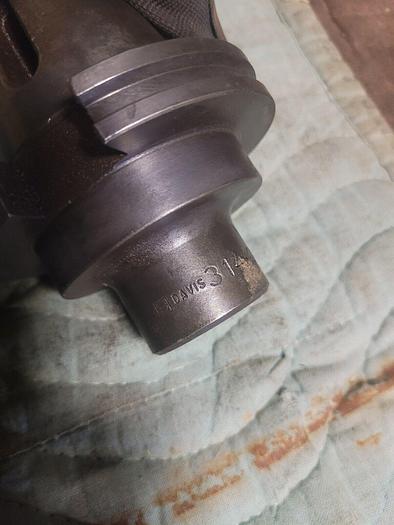 Used Davis CAT 50 End Mill Tool Holder 314-01544 #3ANS Morse Taper