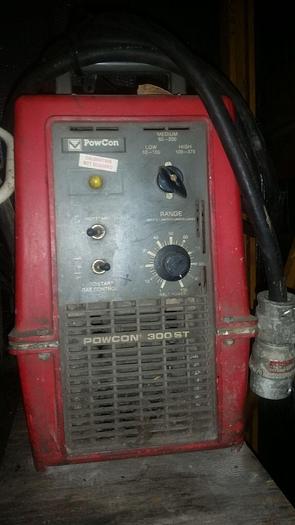 Used Pow Con 300-ST Tig Welder 460V, 3ph Power Source Only 230/460 270067-001