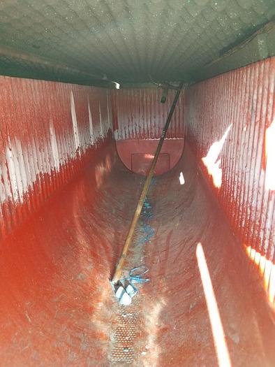 Used Almco #V32 – 32 Cubic Ft 120″ x 20″ x 24″ Vibratory Tub Finishing Machine A1 Liner