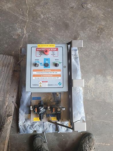 Used SST SacMaster 2 Ton Bulk Bag Discharging System w/Mixing & Storage Tank