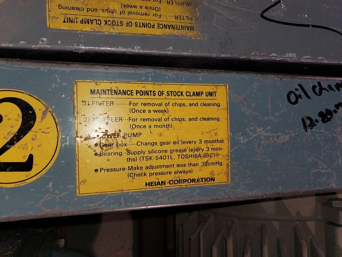 Used Heian 7.5 kW Electric Positive Displacement Vacuum/Blower #BS65 from CNC Router