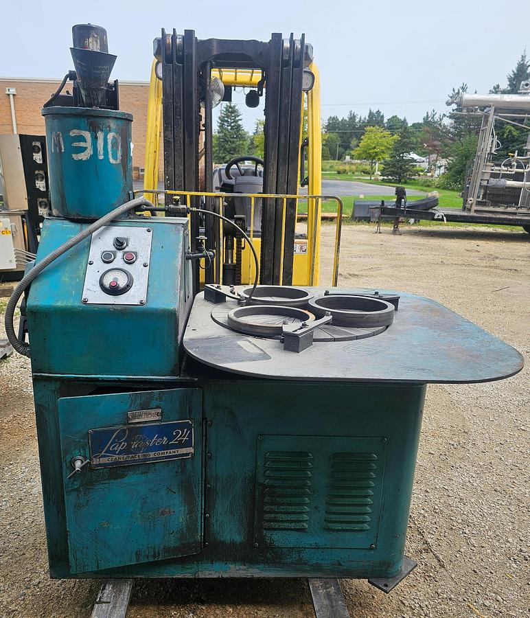 Used Lapmaster 24 Flat Lapping & Polishing Machine, 24" Lap Plate, (3) Rings, S/N C25193