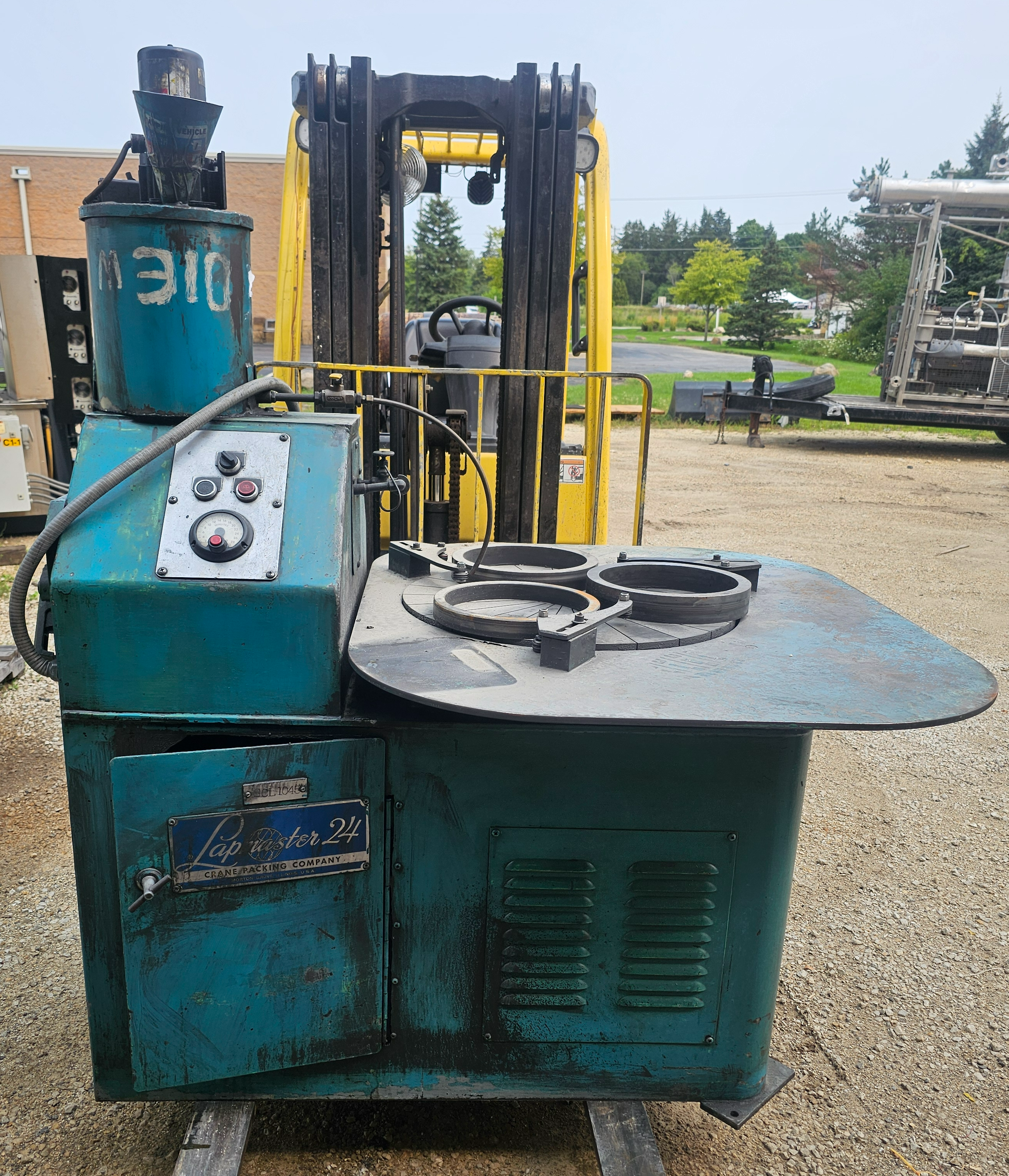 Used Lapmaster 24 Flat Lapping & Polishing Machine, 24" Lap Plate, (3) Rings, S/N C25193