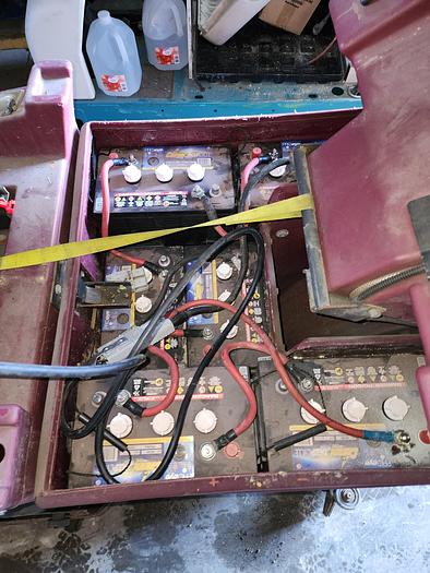 Used Minuteman 36V Electric Battery Operated Ride-On Floor Scrubber #SCV-28/32