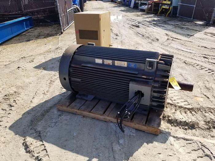 Used GE Energy Saver AC Motor Model #: 5KS511SN2038P, 400 Hp, 460V 3ph