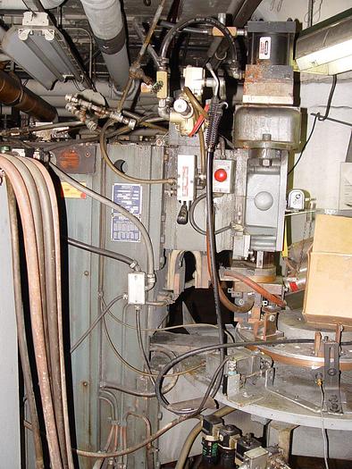 Used Sciaky 100 KVA 240 Volt 1 ph Press Type Spot Welder w/Entron Solid State Control