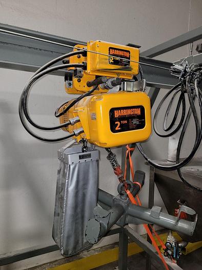 Used SST SacMaster 2 Ton Bulk Bag Discharging System w/Mixing & Storage Tank