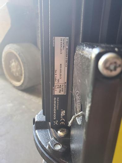 Used Grundfos CRN3-9 A-B-A-E-H00E Pump & 1-1/2 Hp Electric Motor #ML80BA-2-56C-C2