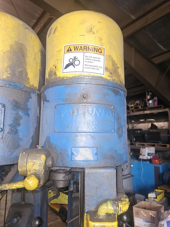 Used 24" Swing Edlund 2F12 Multi Spindle Gang Drilling Machine 