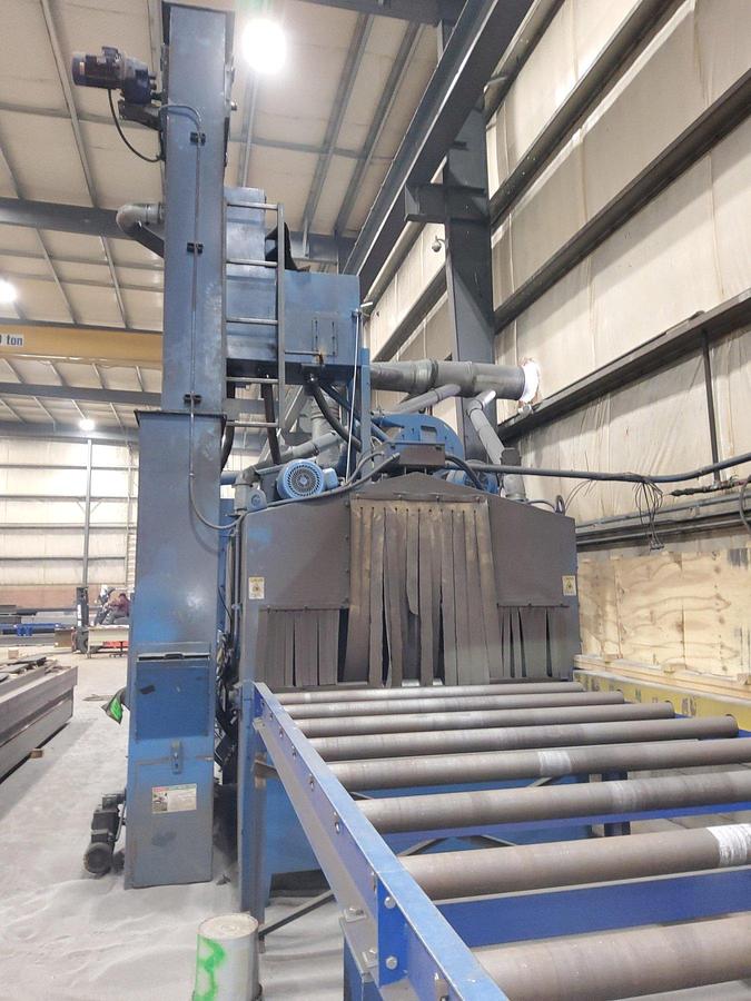 Used Pangborn ES-1921-109 Rotoblast | 4-Wheel (100HP) Pass-Thru Blaster & Dust Collector 