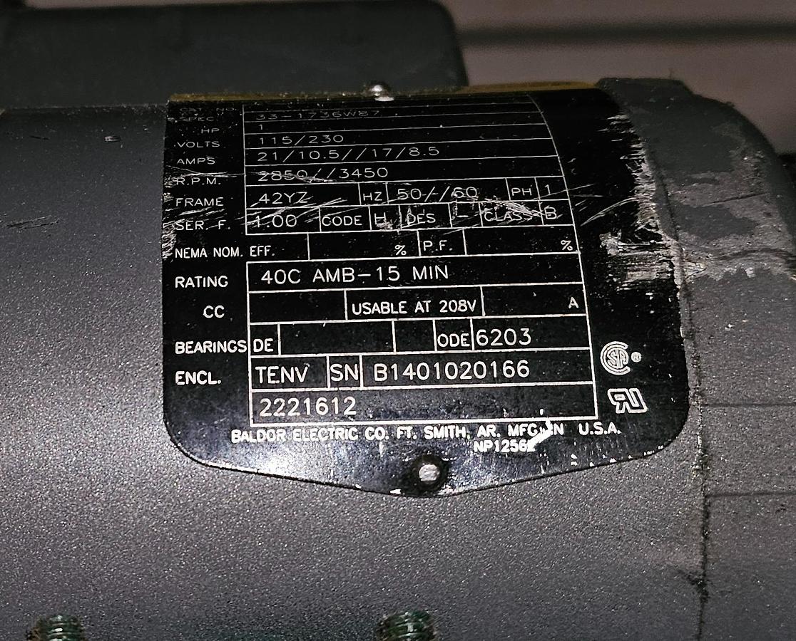 Used 2000# Southworth LS2-36 Scissor Lift Table 42" x 48" Platform 110V, 1 ph 