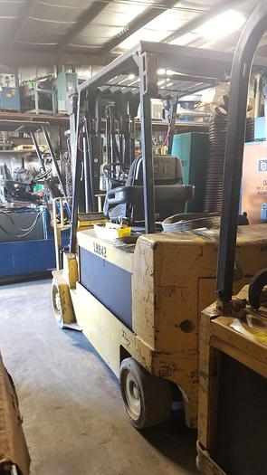 Used Hyster E120-XL 12,000# 48V Electric Forklift 3 Stage w/SS REFURB’D BATTERY