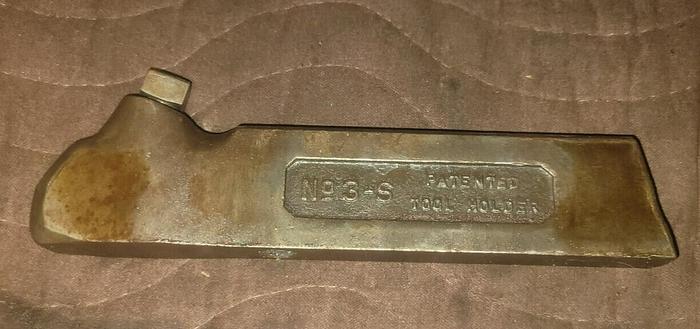 Used Armstrong Vintage No. 3-S Lathe Tool Bit Holder Straight Steel