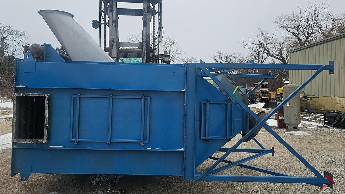 Used 7,500 CFM Scientific Dust Collectors SPJ-64-X4B6 Baghouse Dust Collector w/External Fan & Cyclone