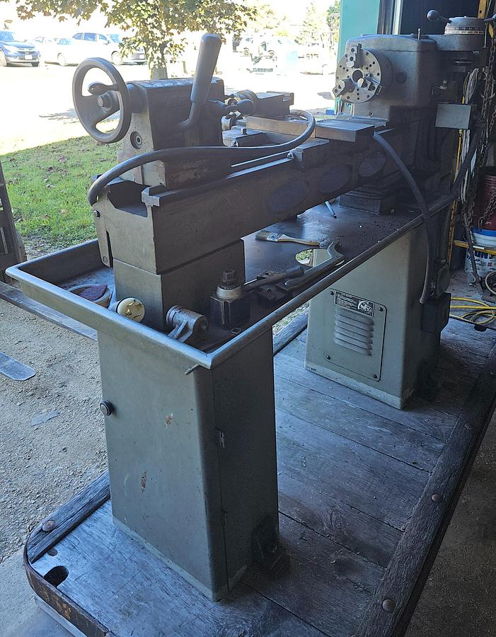 Used 12" x 24" Clausing 5904 Variable Speed Engine Lathe