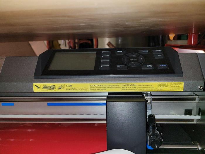 Used Graphtec Corporation CE6000-40 Cutter/Printer on Cart w/HP Laptop & Program