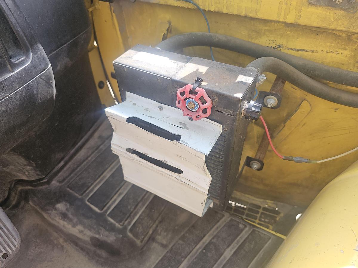 Used 2012 Hyster H100FT Propane 3-Stage Low Profile Mast Forklift - 10,000 LB, 163.2" Lift