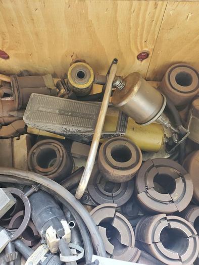 Used Hydraulic Pipe Expanding Machine w/Enerpac Pump & Cylinder (LOTS OF TOOLING)