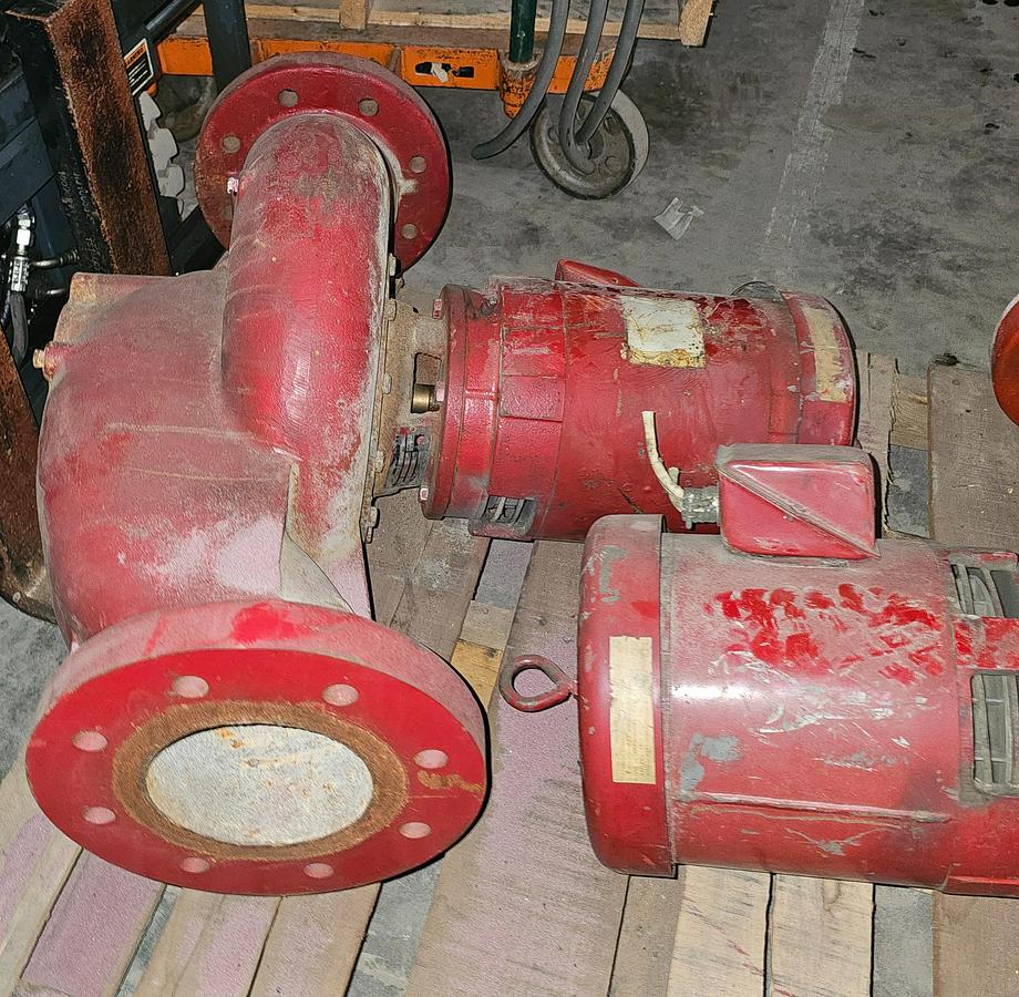 Used Bell & Gossett E-80 7.5 HP 6x7-7 Inline Closed Coupled Circulation Pump