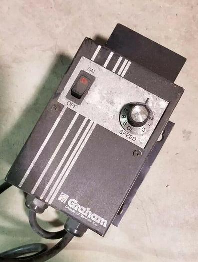 Used Motovario Type: NMRV 050 Gear Reducer w/Graham Variable Speed Controller & Motor