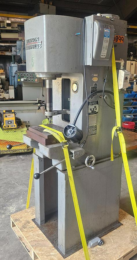 Used 6-Ton Denison Multipress C-Frame Hydraulic Press, 5 HP, Model R065LC261D266C218A59A201S220