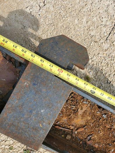 Used Forklift Rigging Boom for 16'' Cage Mast w/6' Rigging Arm & 89'' Overall Height