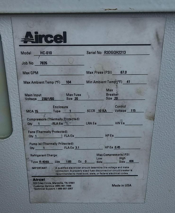Used Aircel HC-010