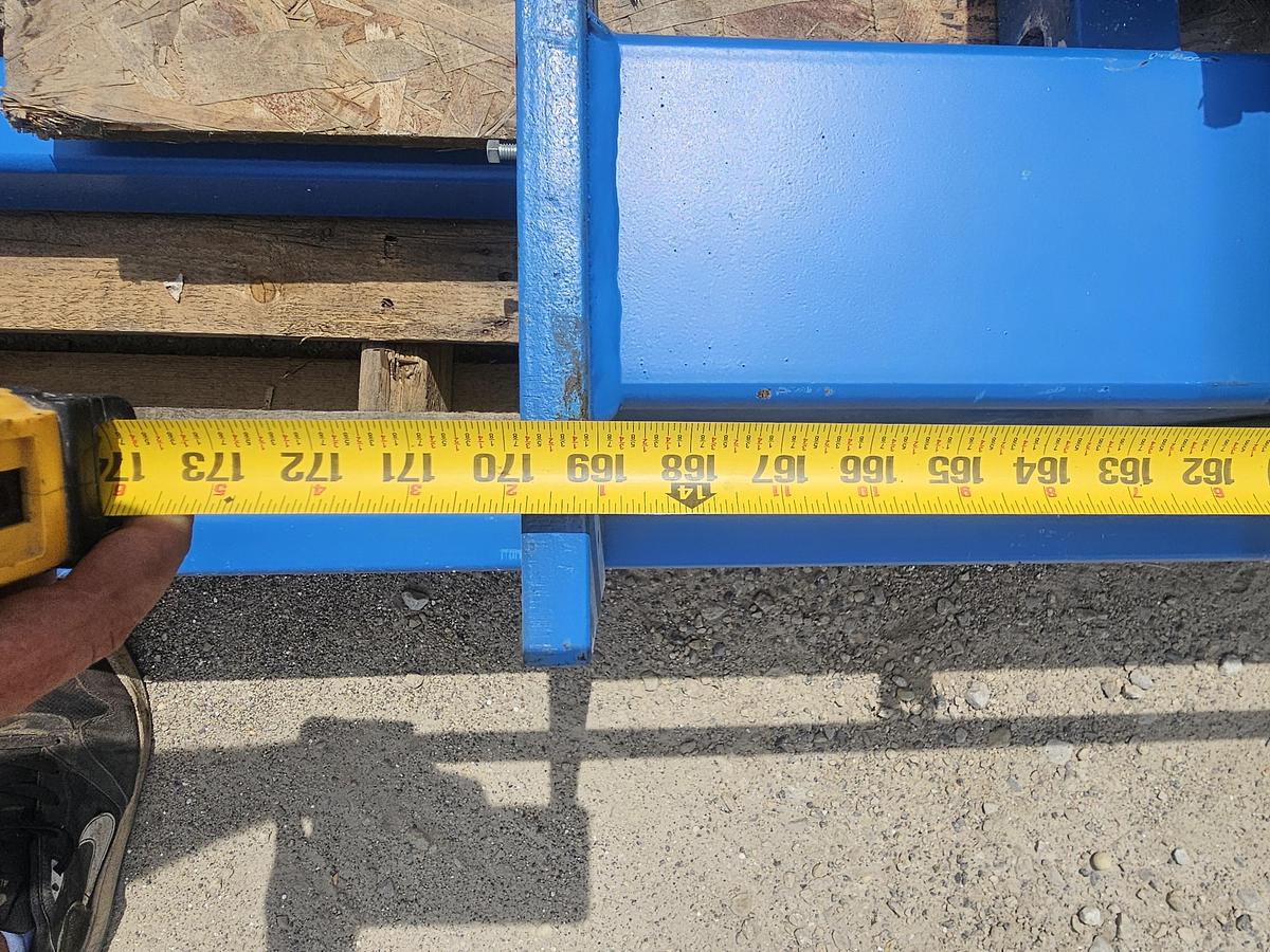 Used Gorbel 500 lb Freestanding Workstation Bridge Crane 18' Alum Bridge x 40' Runway w/ CM Hoist