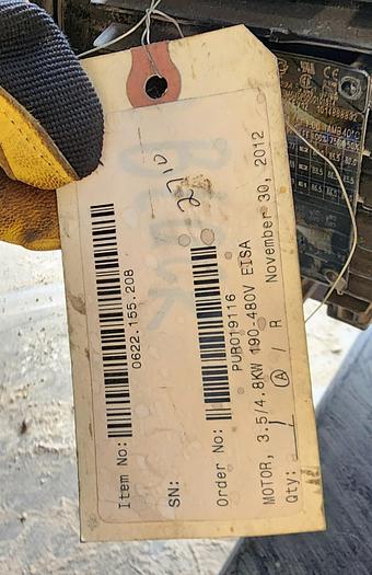 Used Busch Type Mink MM 1142 AV Vacuum Pump 116 CFM