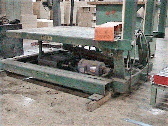Used SmetCo 6,000# Hydraulic Tilting Panel Saw Feeder Table