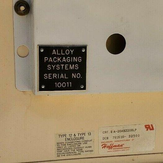 Used Mark 12 Alloy Packaging Systems Shrink Bundling Machine, Model #: Mark 101-12-C