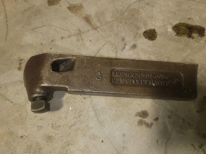 Used J.H. Williams No. 3-R Vintage Lathe Turning Tool Holder