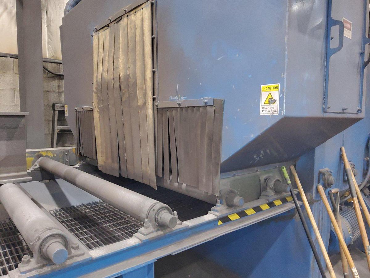 Used Pangborn ES-1921-109 Rotoblast | 4-Wheel (100HP) Pass-Thru Blaster & Dust Collector 