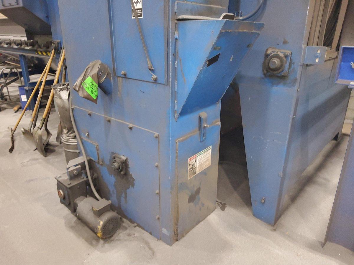 Used Pangborn ES-1921-109 Rotoblast | 4-Wheel (100HP) Pass-Thru Blaster & Dust Collector 