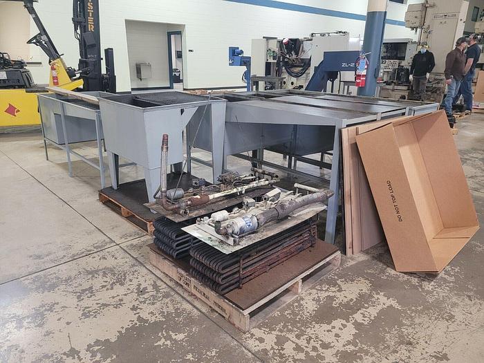 Used Barnes 300 GPM Immersed Drum Coolant Filtration System & Chiller IM-4248