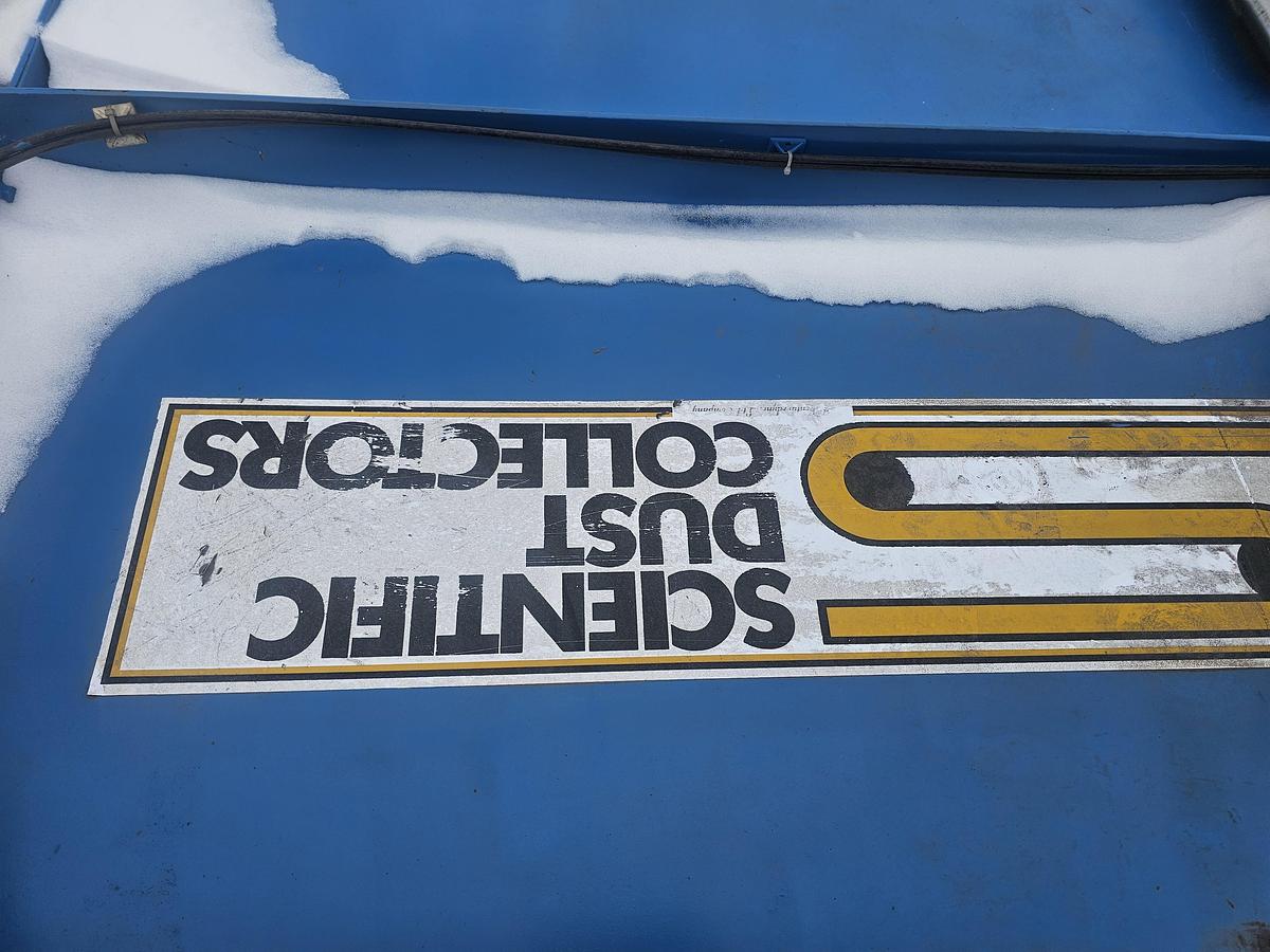 Used 7,500 CFM Scientific Dust Collectors SPJ-64-X4B6 Baghouse Dust Collector w/External Fan & Cyclone