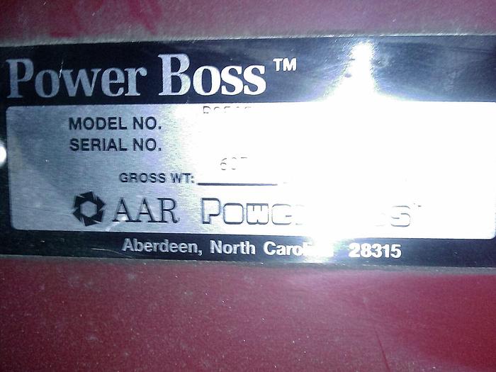 Used Power Boss Floor Sweeper – RIDER MODEL RS-50F, NEEDS HYD. DRIVE MOTOR, BATTERY’S