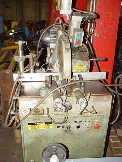 Used 14″ MG EMMEGi #350 Tilting Head 2-Speed Cold Saw Pneumatic Elevation/Clamp
