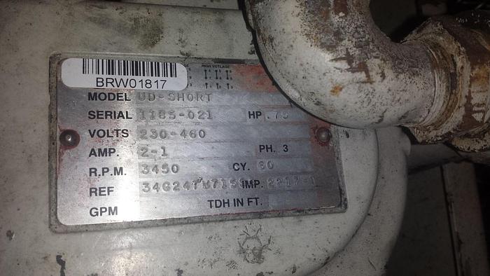 Used FLOW-CON Industrial Coolant Filter SST Belt Gusher Pump, Paper/Magnetic Filters