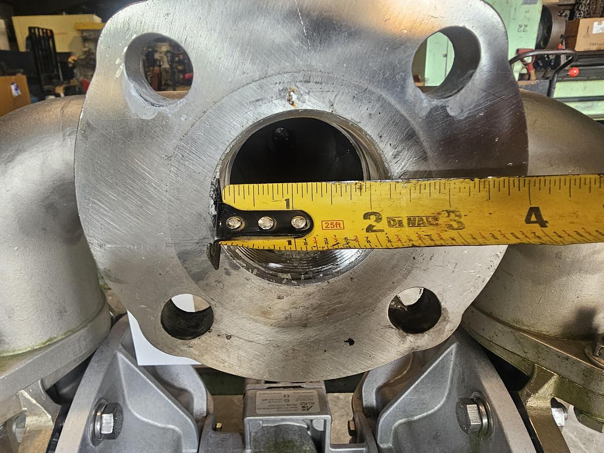 Used 2019 All-Flo A200 2" Stainless Steel Diaphragm Pump A200-CA3-SS3E-B70 (190 GPM)