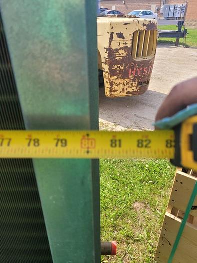 Used Super Radiator Coil Industrial Water Cooling Coil 48.00 x 076.000-02R-0.625/096