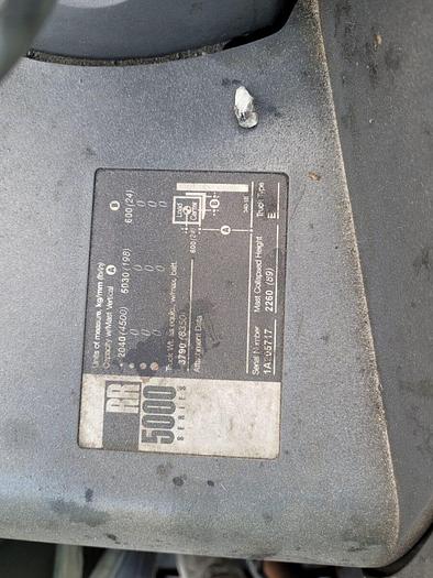 Used Crown RR 5000 Series Electric Reach Truck 4,500 lb Capacity 42” Forks Sideshift