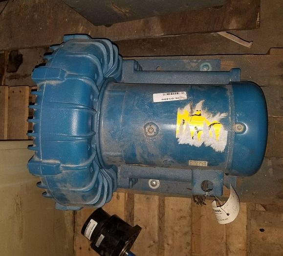Used EG&G Rotron Regenerative 5 Hp Vane Blower / Ring Compressor Model #DR707D89X