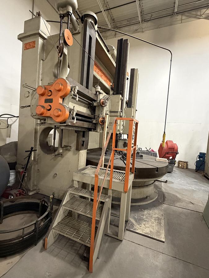 Used 100" King Vertical Boring Mill | 50HP Variable Speed | 2007 Refurbished | VBM