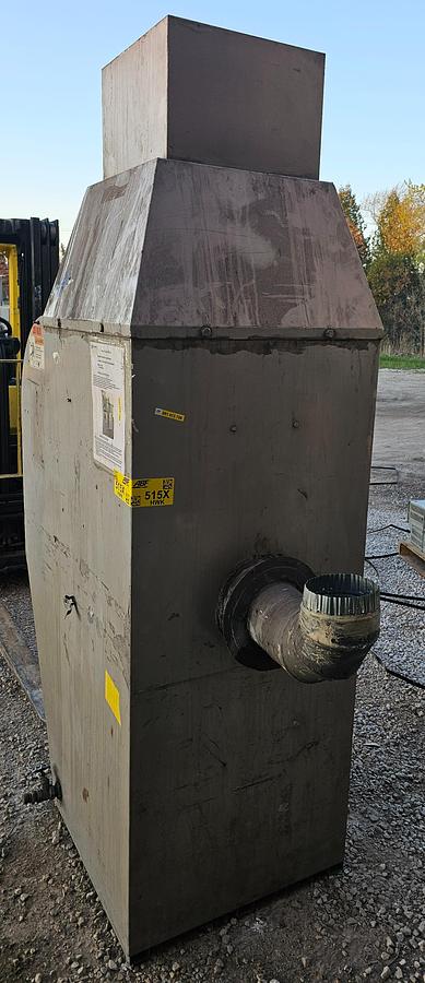 Used 3 Hp Grivna 1200 CFM Wet-Type Dust Collector Model #: 1200