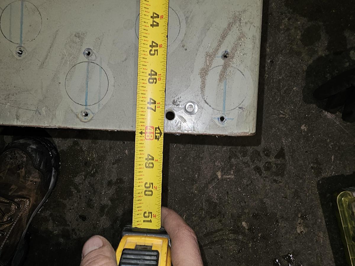 Used 2000# Southworth LS2-36 Scissor Lift Table 42" x 48" Platform 110V, 1 ph 