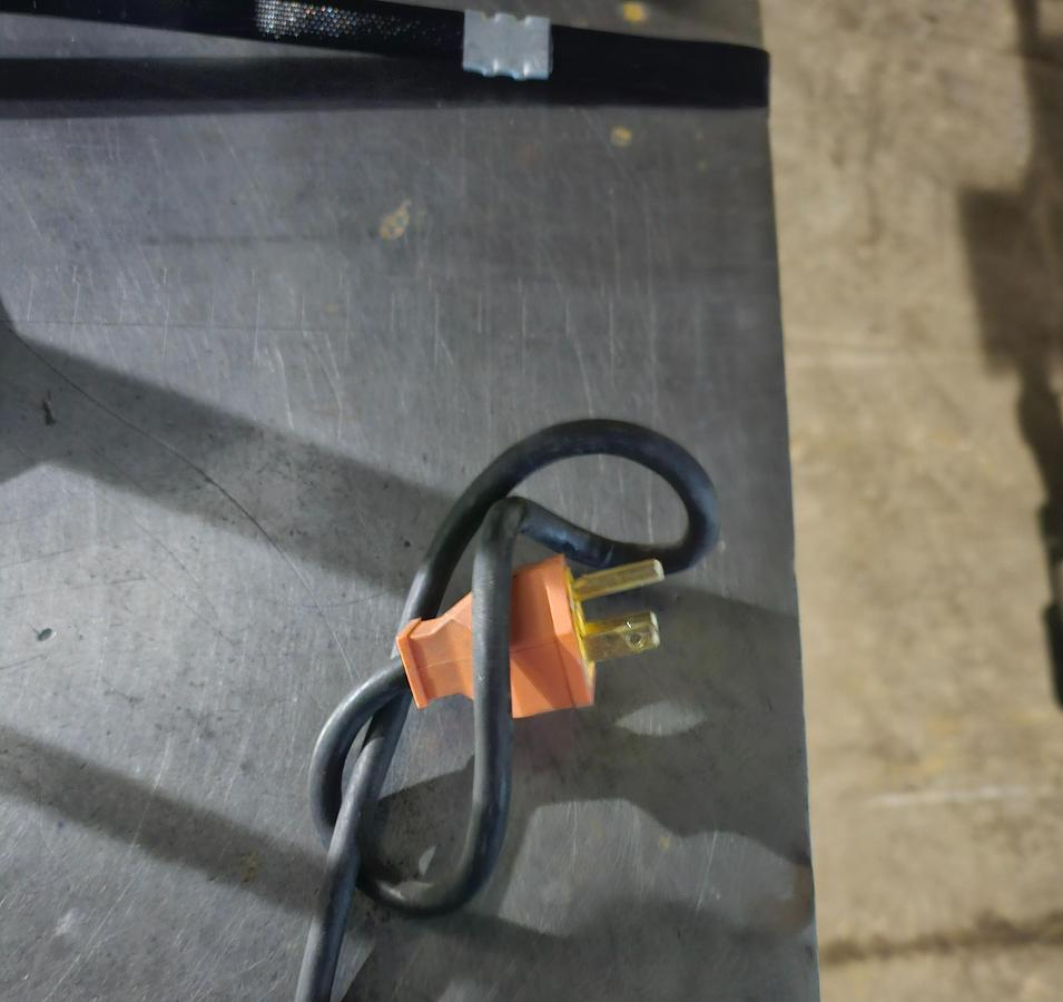 Used Roll-In EF1459 Portable Vertical Bandsaw 9" x 14" Capacity w/Clamps & Extra Blades